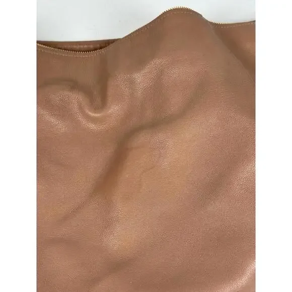 Mansur Gavriel Fortuna Brown Leather Bag with Discoloration & Stain - Picture 9 of 13